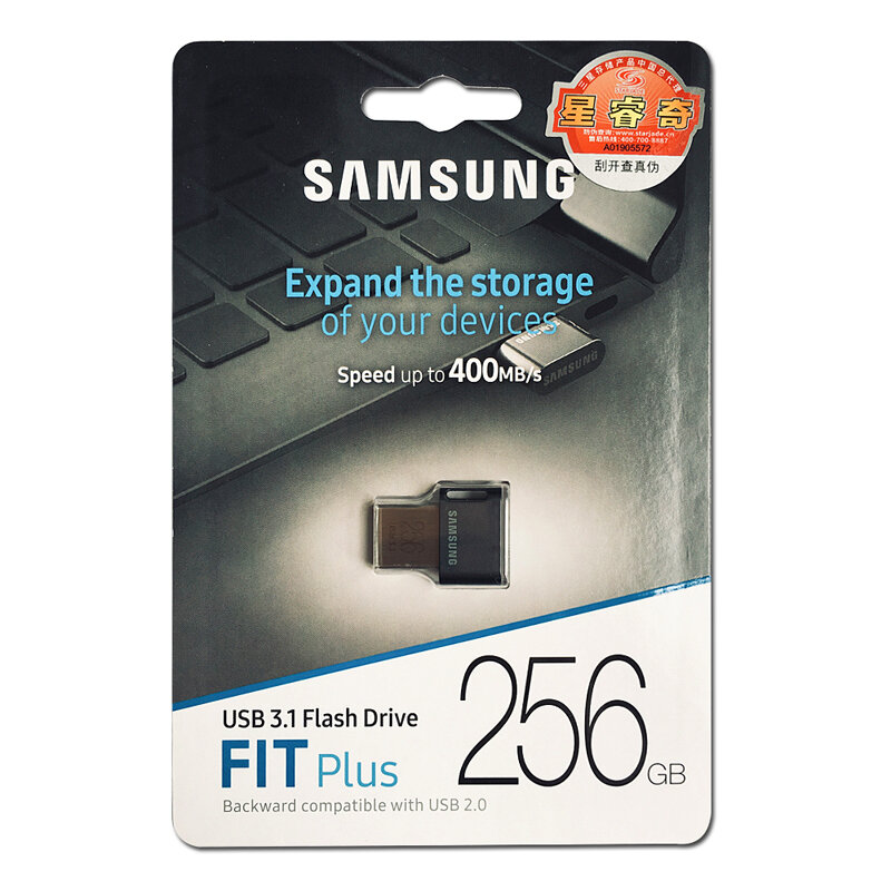 SAMSUNG FITplus USB 3,1 USB флеш-накопитель 64 ГБ 300 МБ/с./с Флешка мини usb карта памяти 128 ГБ 256 Гб 400 МБ/с./с флешка