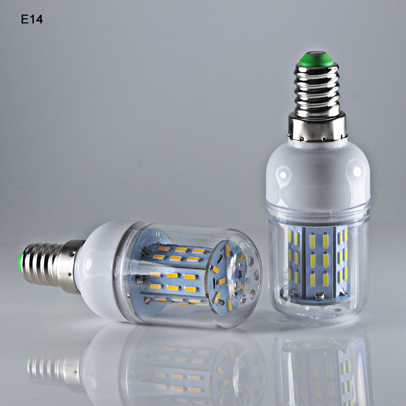 Светодиодная лампа e27 E14 B22, 110 В, 220 В, 5 Вт, smd 4014, 45 светодиодов