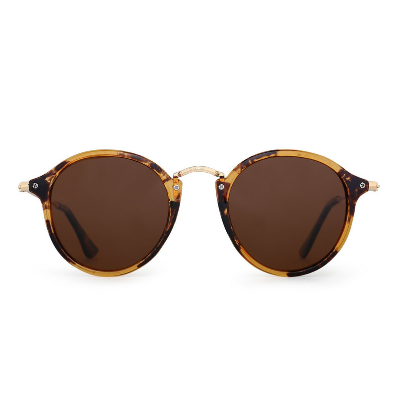 Vintage Round Women Polarized Sunglasses Brand Designer Retro Shades