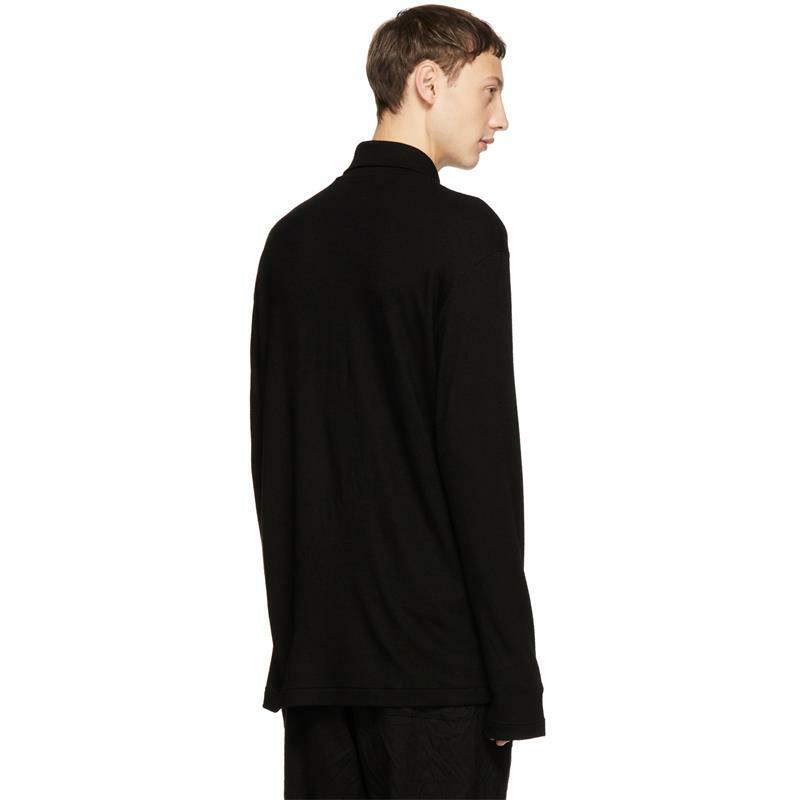 Мужская Новая темная классическая простая индивидуальная трикотажная рубашка с воротником и тонкой нитью Молодежный модный джемпер большого размера