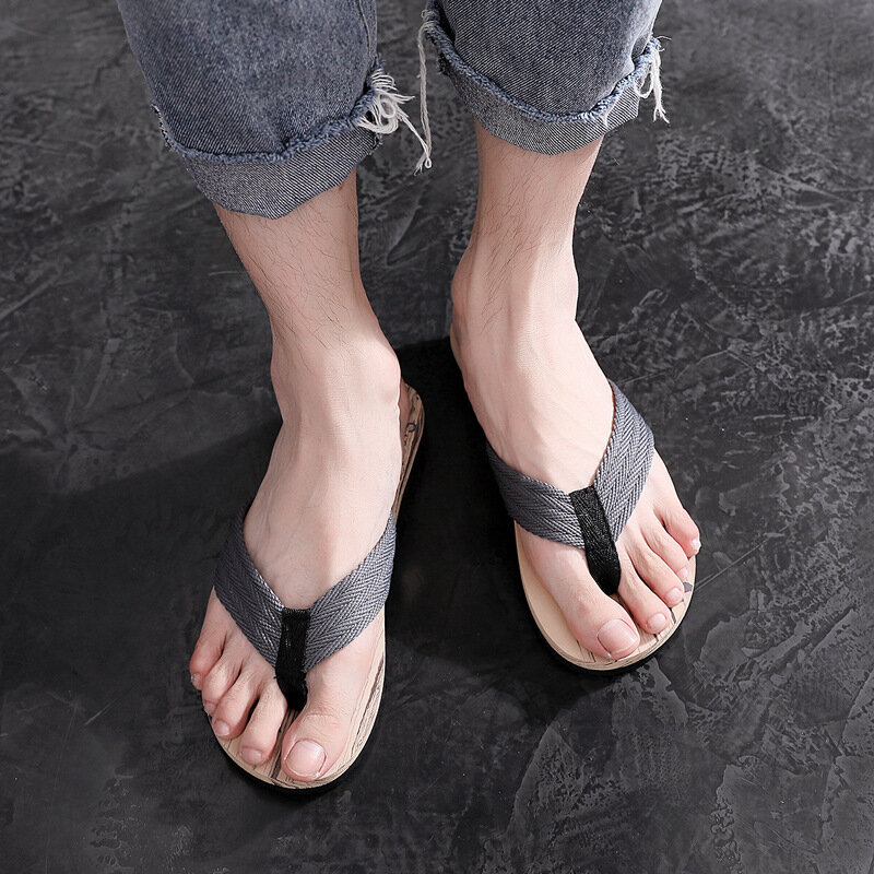 2020 New Arrival Summer Slipper Male Tide Cool Korean Slippers Fashion Outdoor Individuality Anti-slip Man Flip-flops Beach Shoe
