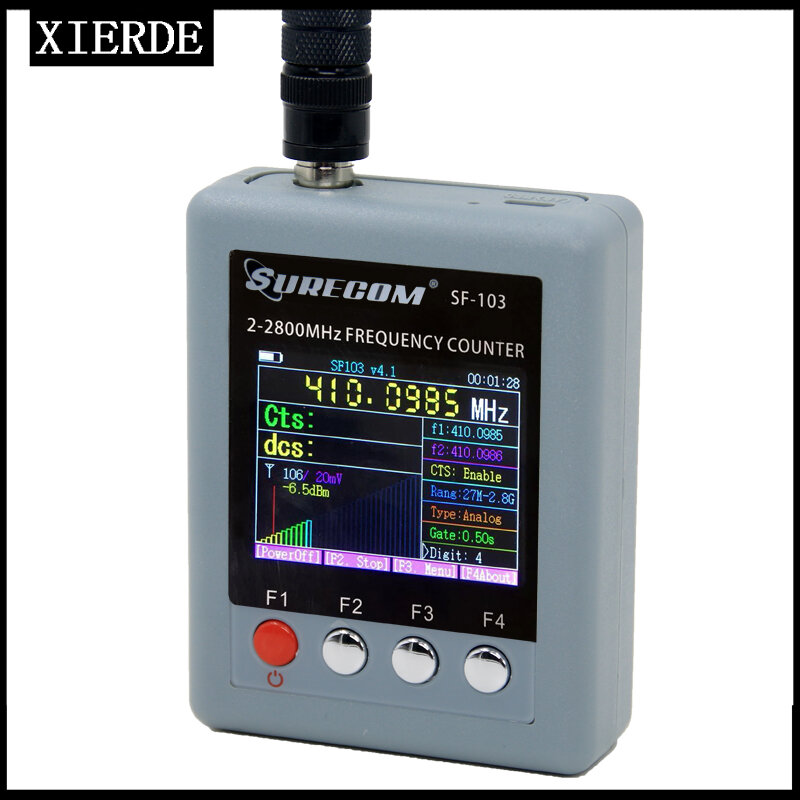 SF-103 2mhz-2800mhz tragbarer frequenz zähler sf103 dmr digitaler frequenz messer breite bereich frequenz