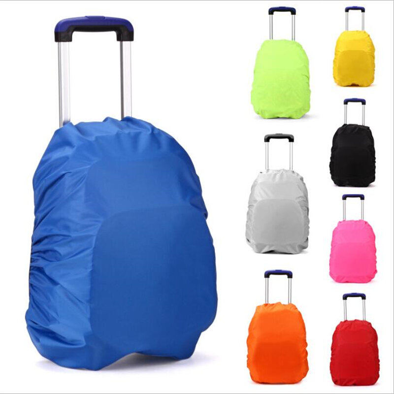 Pokrowiec na walizkę dla dzieci tornistry na kółkach plecak przeciwdeszczowy pokrowiec na bagaż ochronny wodoszczelny tornister pyłoszczelne pokrowce