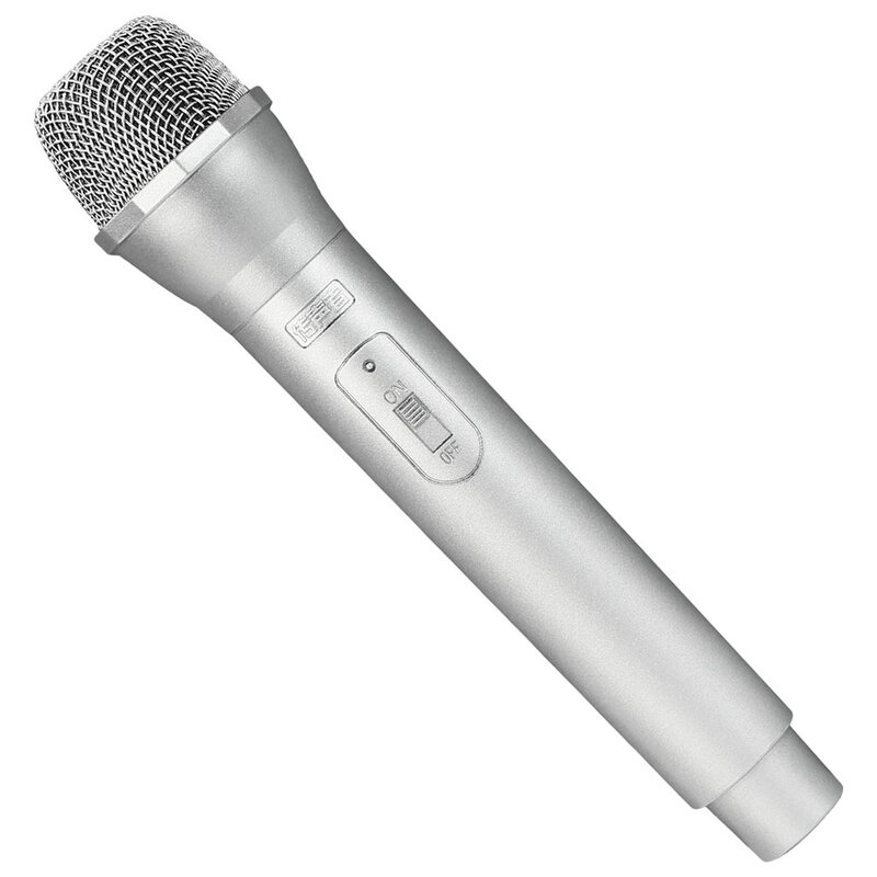 Microfone falso sem fio para crianças, Karaoke Prop Toy, Microfone artificial Prop