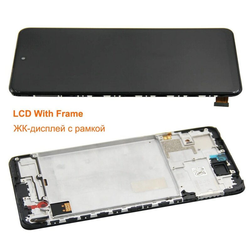 Écran Tactile LCD AMOLED de Remplacement avec Cadre, 6.67 Pouces, pour Xiaomi Redmi Note 10 Pro M210, 6G
