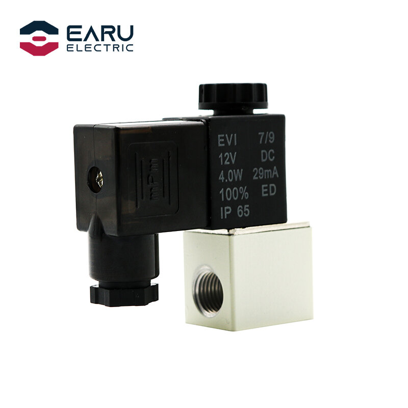 Нормально замкнутый электромагнитный клапан для воздушного масла 2V025-06 G1/8 2V025-08 G1/4, 12 В, 24 В, 110 В, 220 В, 2 порта, 2 способа, пневматический регулирующий клапан