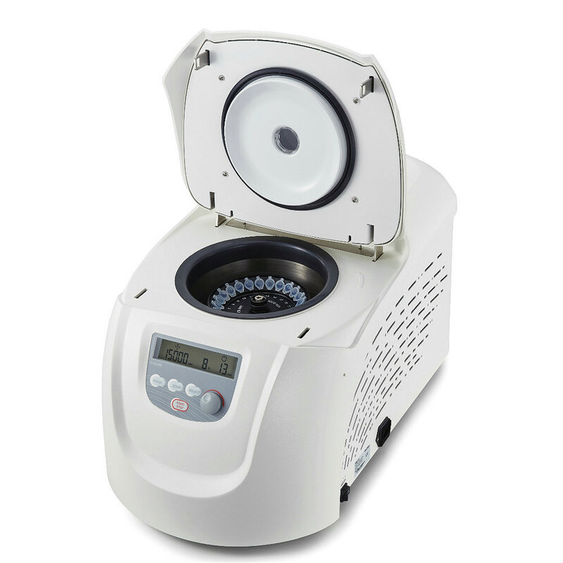 Micro centrifugador refrigerado de alta velocidade 200-15000rpm 0.2ml/0.5ml/1.5ml/2ml/5ml motor sem escova da c.c. do centrifugador d3024r do laboratório