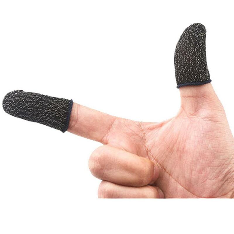 Перчатки из волокна для игры PUBG, Android и iOS, противоскользящие дышащие перчатки для планшета с защитой от пота