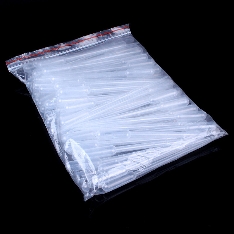 일회용 플라스틱 피펫 눈금 투명 스포이드 파스퇴르 피펫, 실험실 실험 용품, 5ml, 50 ~ 1000 개