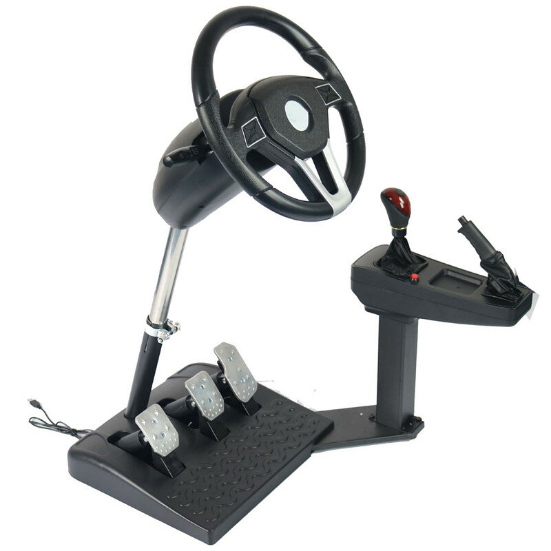 Jogo de computador volante carro condução simulador de treinamento aeronaves test drive escola automóvel corrida de vídeo jogos de caminhão