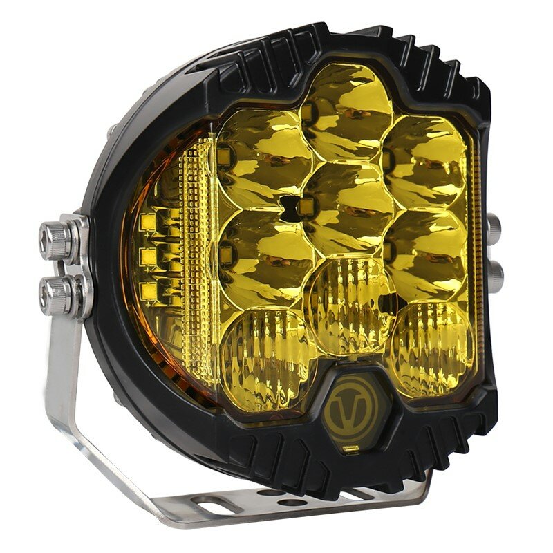 EURS 1PCS 5Inch LED Headlights DRL Hi/Lo Beam 50W 5000LM 5'' 9LEDS For Wrangler Offroad Jeep Lada Niva 4x4 UAZ 12V 24V