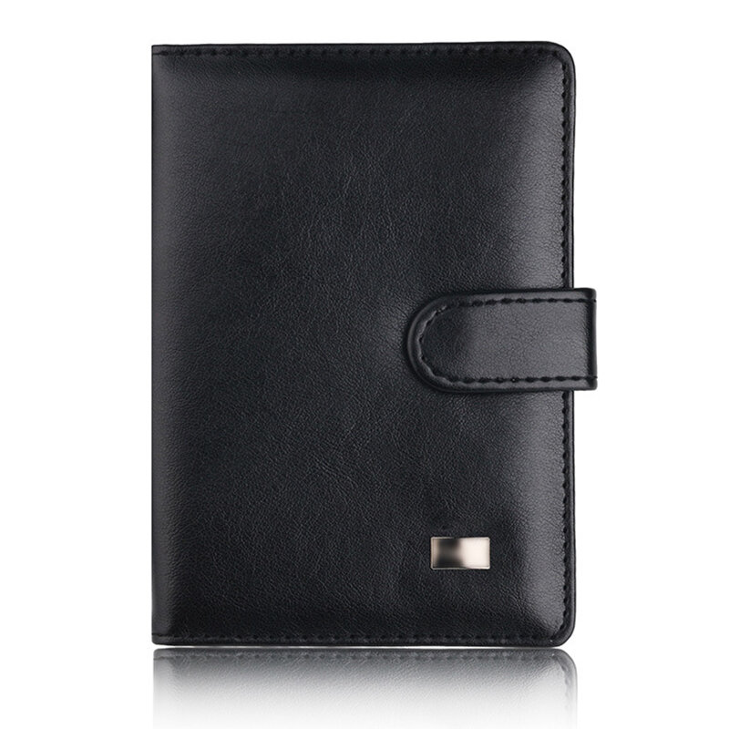 PU Leather Passport Cover Men Travel Wallet Credit Card Holder Cover Russian Driver License Wallet Document Case