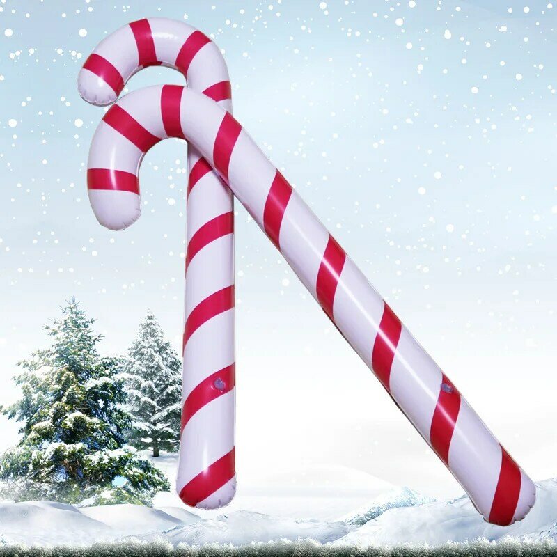Giáng Sinh Bơm Hơi Giáng Sinh Gậy Lollipop Bóng Trang Trí Nhà Merry Xmas Đồ Trang Trí Ngoài Trời Decors Navidad Quà Tặng 2022