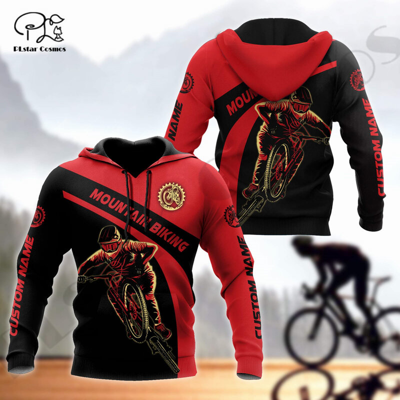Plstarcosmos 3Dprinted Nieuwste Mountainbike Sport Art Grappige Unieke Unisex Hrajuku Streetwear Casual Hoodies/Zip/Sweatshirt B-5