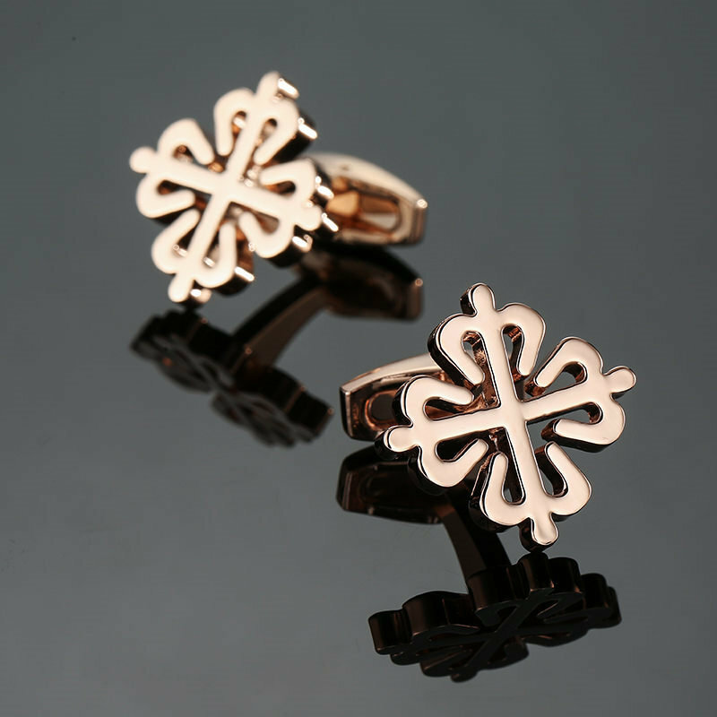 High quality Chinese knot Cufflinks new fashion jewelry clover Cufflinks men's business shirt suit badge pin wholesale & retail