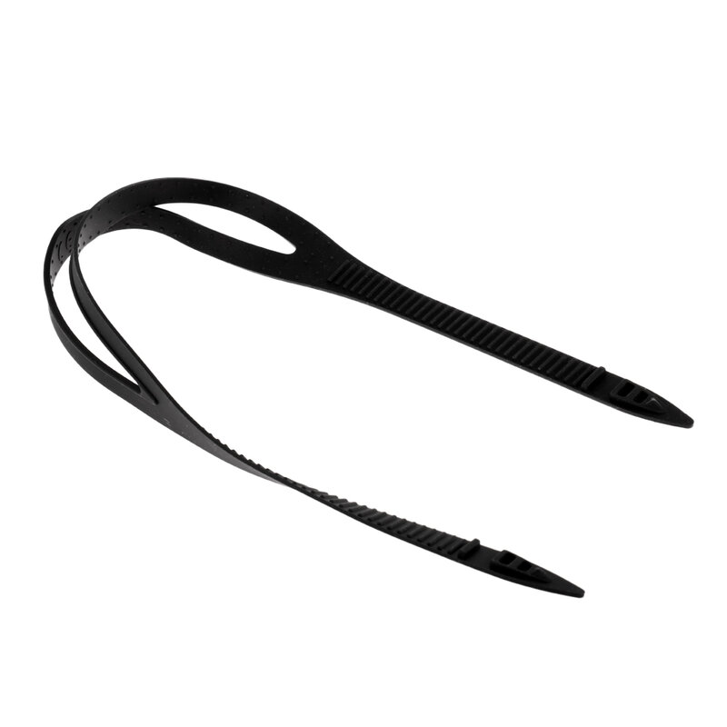Universale Occhialini da Nuoto Nuoto Occhiali Occhiali Cinturino In Silicone Fascia per la Testa di Protezione di Ricambio Accessori di Ricambio Trasparente/Nero