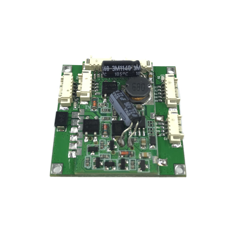 Buck POE module Switch board 802.3af/AT port power supply 30w for ip cameras nvr ip phone 4 poe switch PD separation buck 12v