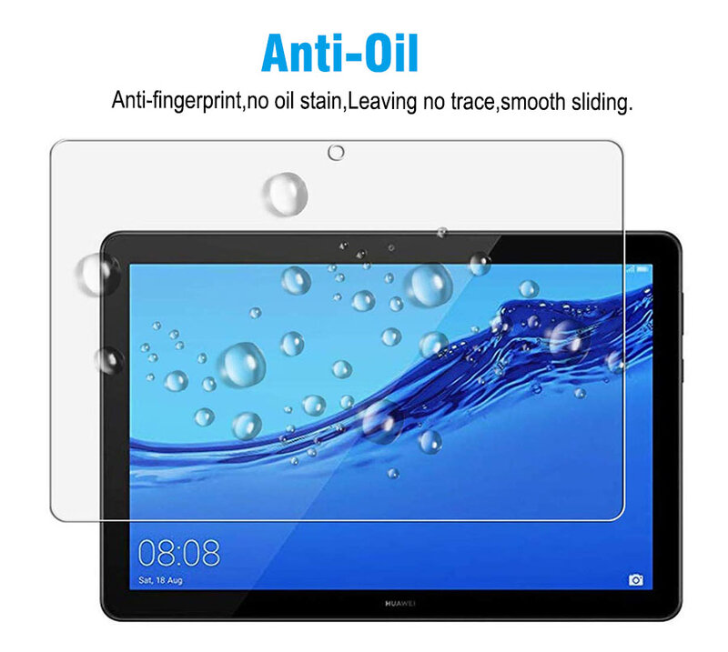 2Pcs Tablet Gehärtetem Glas Screen Protector Abdeckung Für Huawei MediaPad T3 10 9,6 Zoll Full Coverage Bildschirm