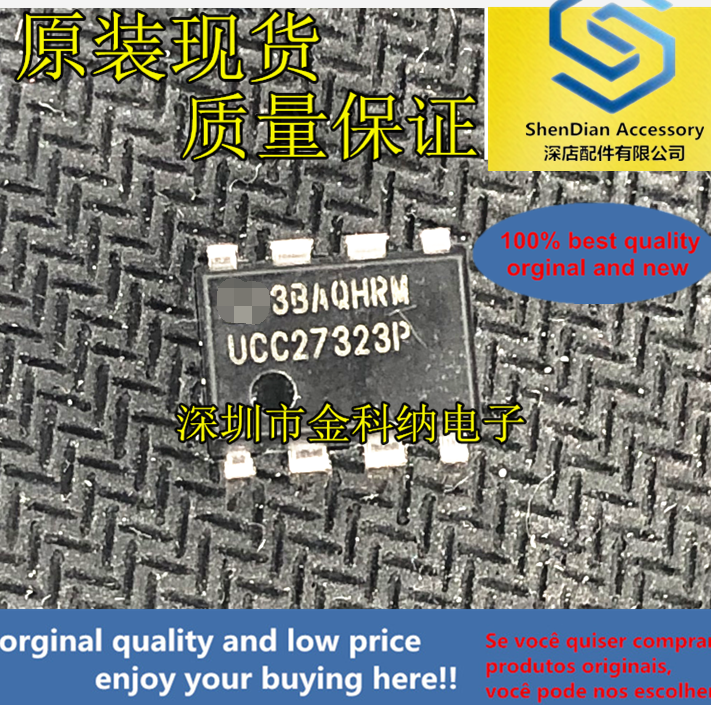 오리지널 신제품 UCC27323P UCC27323 DIP8 브리지 드라이버 칩 인라인, 10 개