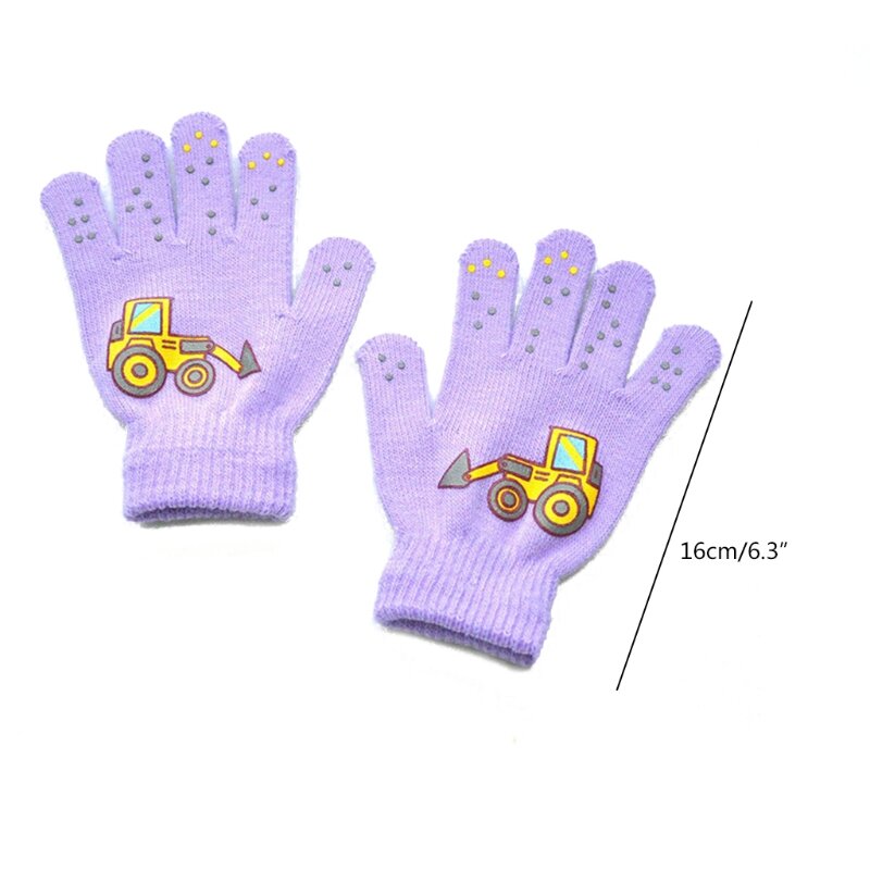 ยืดถัก Warm Full Finger ถุงมืออุ่นฤดูหนาวต้องมีถุงมือขี่กลางแจ้งสวมใส่ G99C