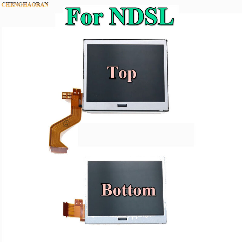 Peças de reposição parte inferior superior & inferior superior tela lcd para nintend ds lite/nds/ndsl/ndsi nova 3ds ll xl para nintend switch