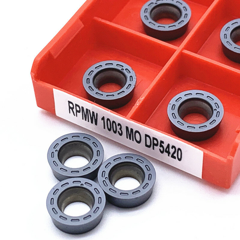 10 sztuk RPMW1003MO DP5320 DP5420 wysokiej jakości wkładki z węglika APMT części do tokarki CNC narzędzia płytki frezarskie