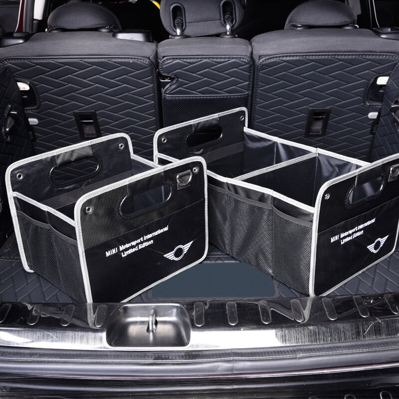 Bolsa de almacenamiento de maletero de coche, plegable, para BMW MINI Cooper S F54 F56 F60 R60 R56 R55, bolso de ordenar y guardar, caja organizadora