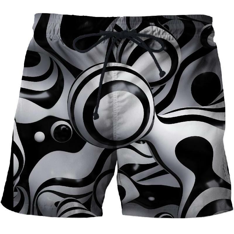 Pantalones cortos cómodos divertidos para hombres pantalones de playa de Playa personalizados 3D bañadores de secado rápido para hombres cómodos pantalones de fitness