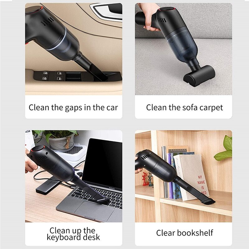 ONLIVING 8000Pa Vacuum Cleaner Handheld Desktop Mini Vacuum Cleaner Protable Cleaner For PC Laptop Keyboard Home Cheaning Tools
