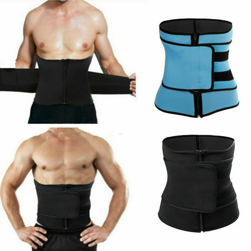 Moldeador térmico de Sauna para mujer, cinturón de entrenamiento de cintura para sudor, chaleco adelgazante, corsé negro