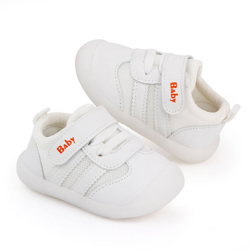 Unisexรองเท้าเด็กรองเท้าผ้าใบรองเท้าเด็กWalkersเด็กวัยหัดเดินFirst Walkerเด็กทารกนุ่มยางSoleรองเท้าBooties Anti-ลื่น