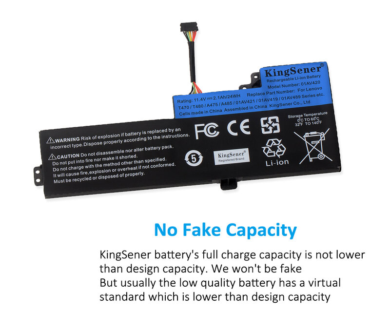 Kingsener Interne Batterij Voor Lenovo Thinkpad T470 T480 A475 A485 TP25 01AV419 01AV421 01AV489 01AV420 SB10K97576 SB10K97578