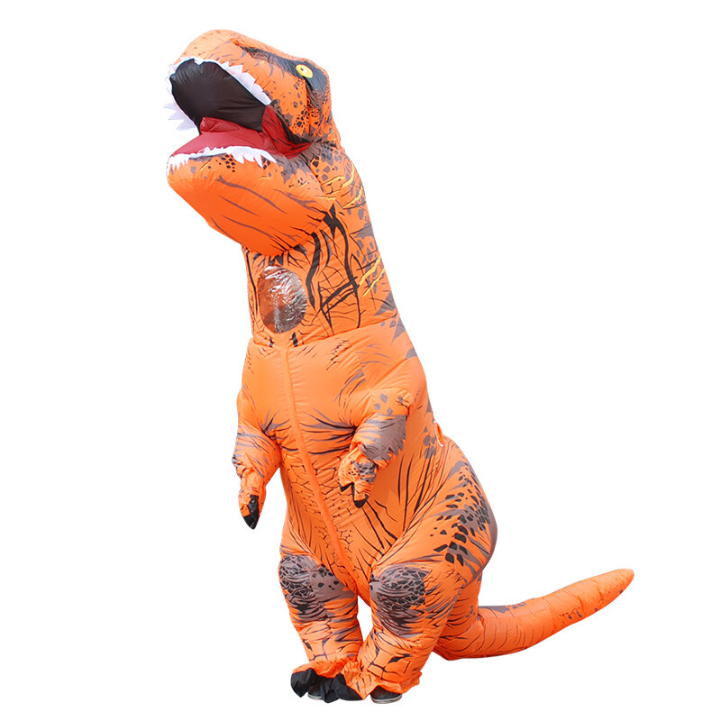 Dinosaur Inflatable Costume Halloween Cosplay Carnival Christmas Costumes For Women Men Blowup Mascot Party Fancy Dress