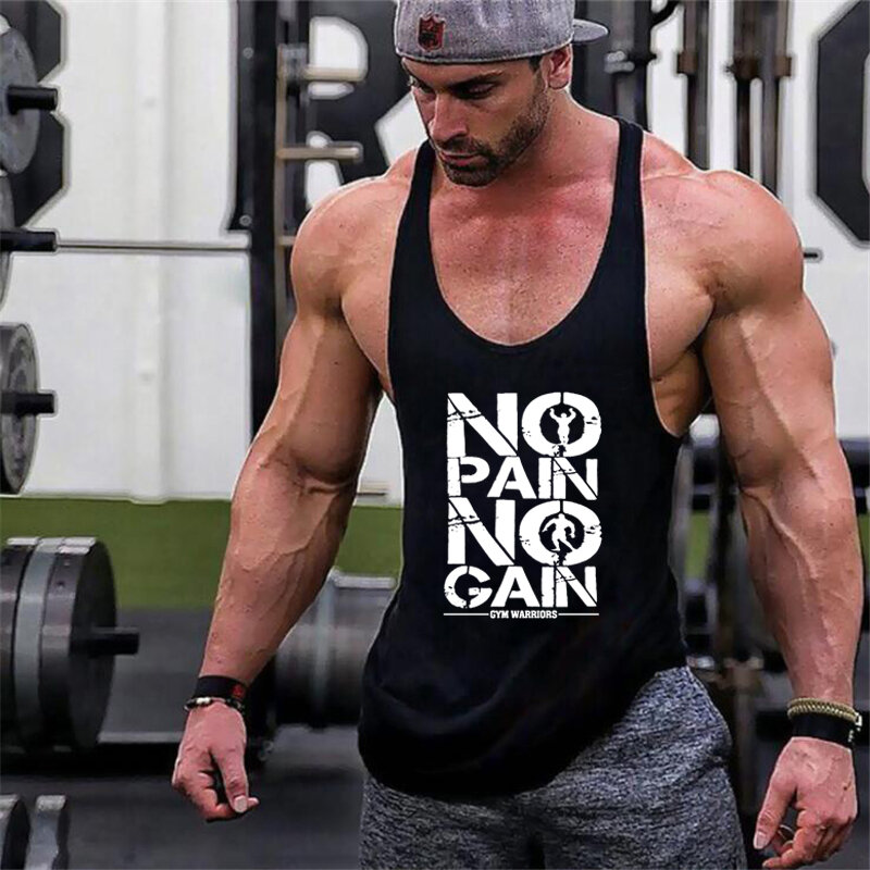 Neuheiten Bodybuilding stringer tank top mann Baumwolle Gym ärmelloses shirt männer Fitness Weste Singlet sportswear workout tanktop