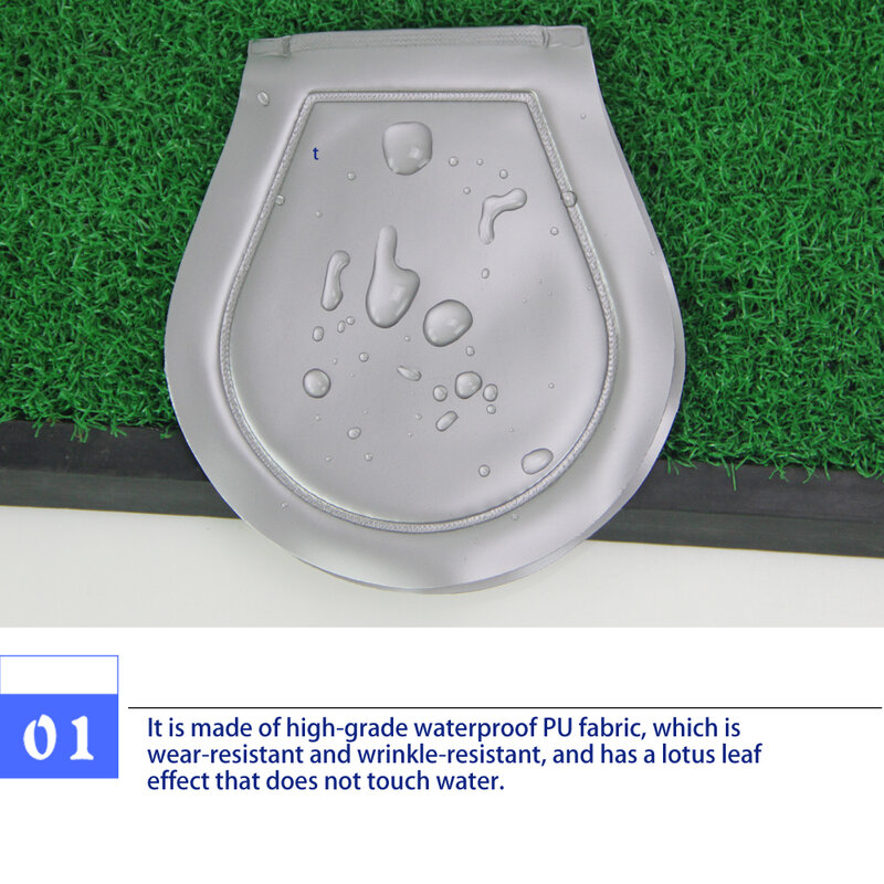 1Pcs Golfbal Cleaner Vuil Vegen Pocket Wasbare Accessoire Draagbare Waterdichte Pu Leather Soft Outdoor Schoonmaken Tool