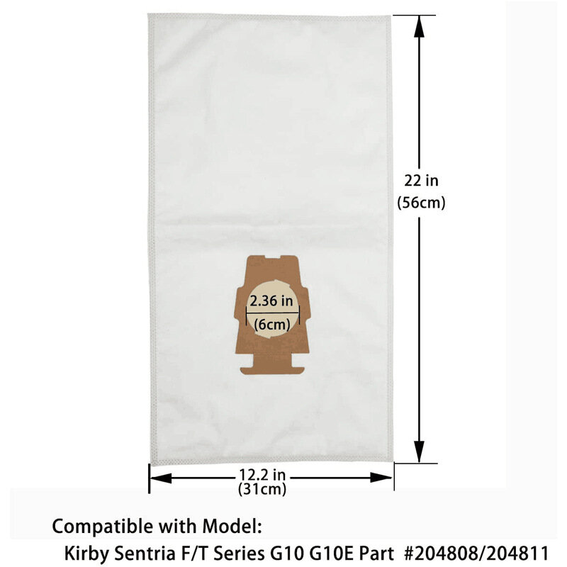 Vacuum Cleaner Dust Bag Part for Kirby Sentria 204808/204811 Universal F/T Series G10,G10E Dustbags for KIRBY Sentrial
