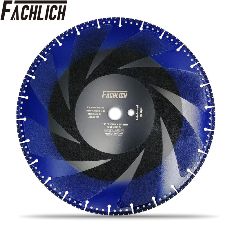 FACHLICH-14 인치 철거 커팅 디스크, 다이아몬드 다목적 커팅 디스크, 화강암 금속 대리석, 2 개