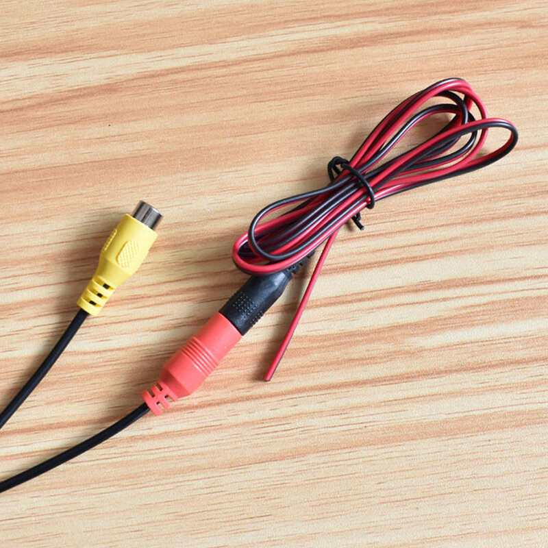 2.1X5.5Mm Mannelijke Plug 12V Dc Power Pigtail Kabel Jack Voor Auto Voertuig Camera Connector Tail Extension 1 Meter Draad