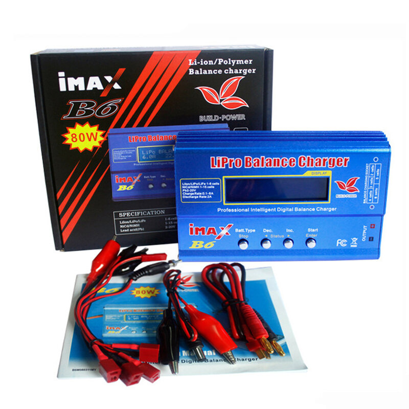 Original IMAX B6 MINI Balance Charger Discharger For RC Helicopter Re-peak NiMH NiCD LiHV NiCd PB Li-ion Battery Charger