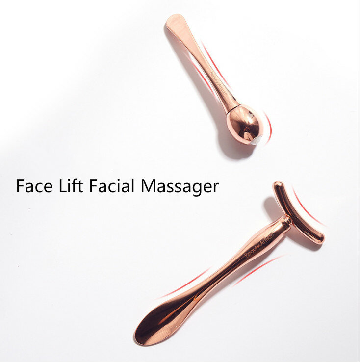 Lifting twarzy twarzy Roller do masażu masażer Anti-skóra dojrzała lifting masażysta oko piłka do masażu typu T do masażu Instrument przyrząd kosmetyczny