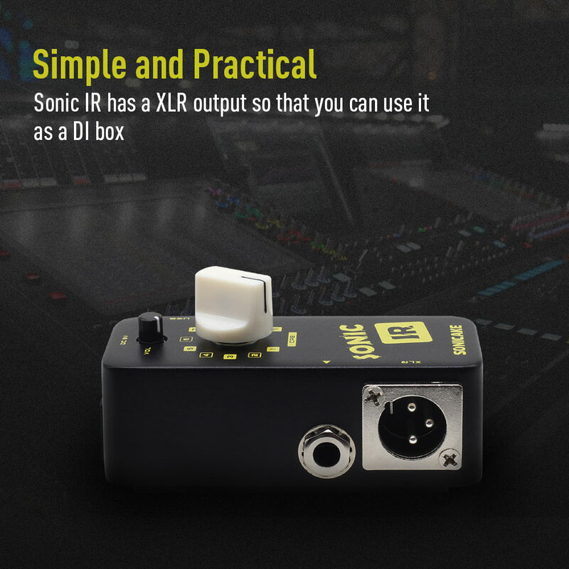 SONICAKE Sonic IR Lautsprecher Schrank Simulator Impuls Antwort Loader Gitarre Bass Effekte Pedal QSS-12