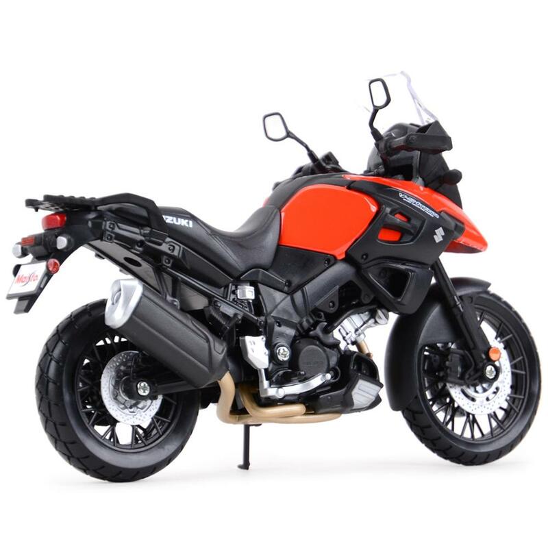 Maisto 1:12 Suzuki v-strom veicoli pressofusi statici hobby da collezione modello di moto giocattoli