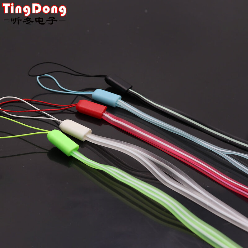 TingDong-cordones de piezas para teléfono móvil, correas para el cuello, llavero, collar, tarjeta de identificación, soporte para tarjeta de trabajo