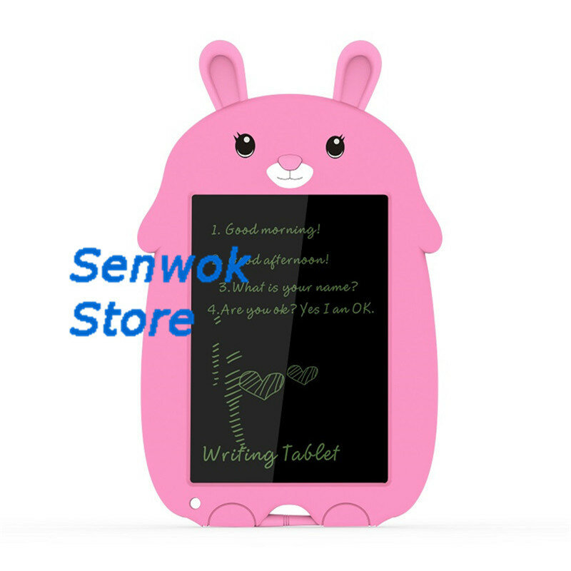 Senwok-Tableta de escritura LCD para niños, Tablet de dibujos animados sin papel de 8,5 pulgadas, almohadillas de escritura a mano sin papel, tablero portátil