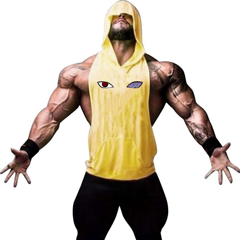 Neue Marke Sommer Fitness Stringer Hoodies Muscle Shirt Bodybuilding Kleidung Gym Tank Top Herren Sporting Ärmellose hemden
