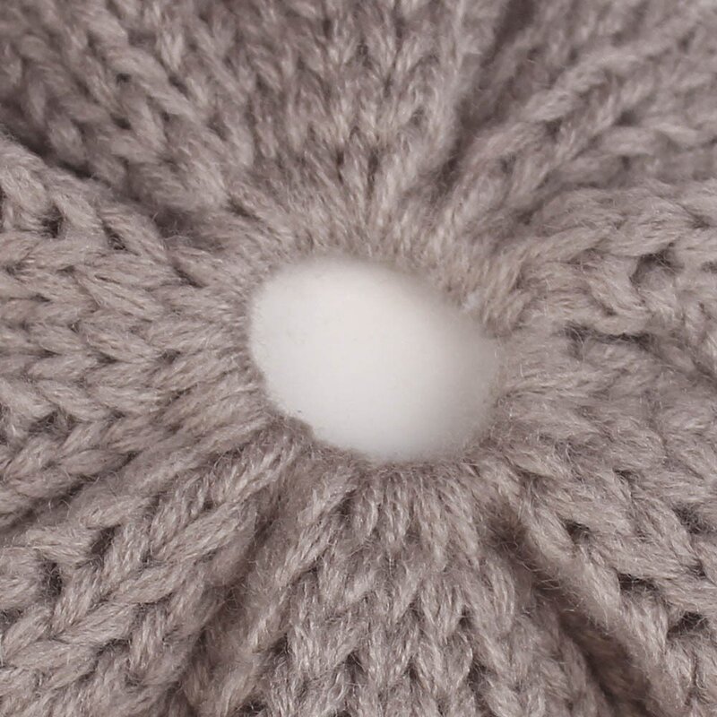 Classic Winter Fall Trendy Chunky elastico Cable Knit Beanie Hat BeanieTail Soft disordinato High Bun coda di cavallo Beanie Hat Dropshipping
