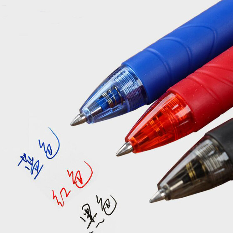 4PCS/Set Gel Pen Rubber Hot Erasable Pen Imported Ink Temperature Control Erasable Pen Press Erasable Pens For School Office