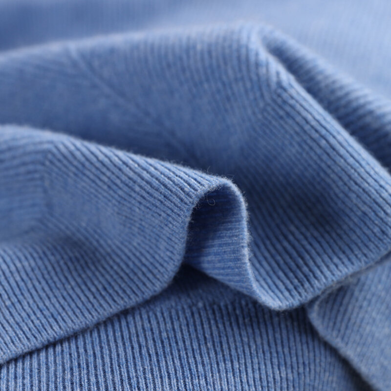 100% maglioni lavorati a maglia in pura lana uomo inverno maglioni più spessi caldi vendita calda maglioni a collo finto abiti in lana a maniche lunghe