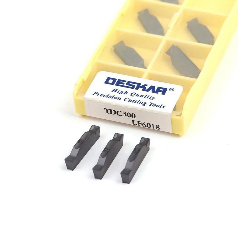 DESKAR % 100 TDC200 TDC300 TDC400 LF6018 2.0mm 3.0mm 4.0mm płytka węglikowa dłutowania wkładka do tokarka CNC dłutowania wkładka