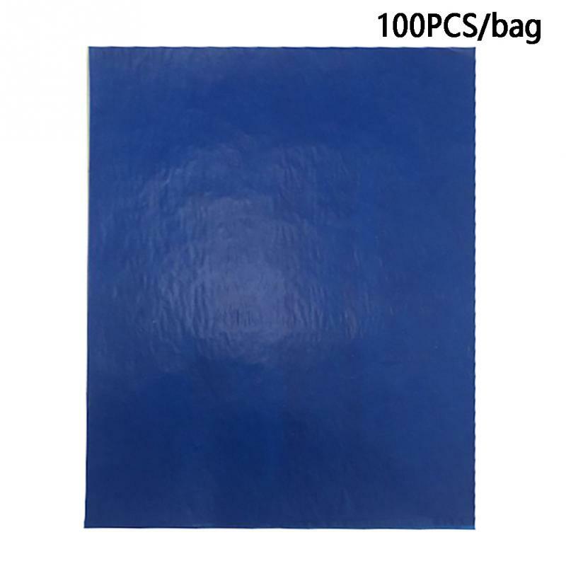 100 pezzi colorati A4 copia carte di carbonio Home Office pittura carta da tracciamento un lato tessuto disegno trasferimento 21 × 29.7CM